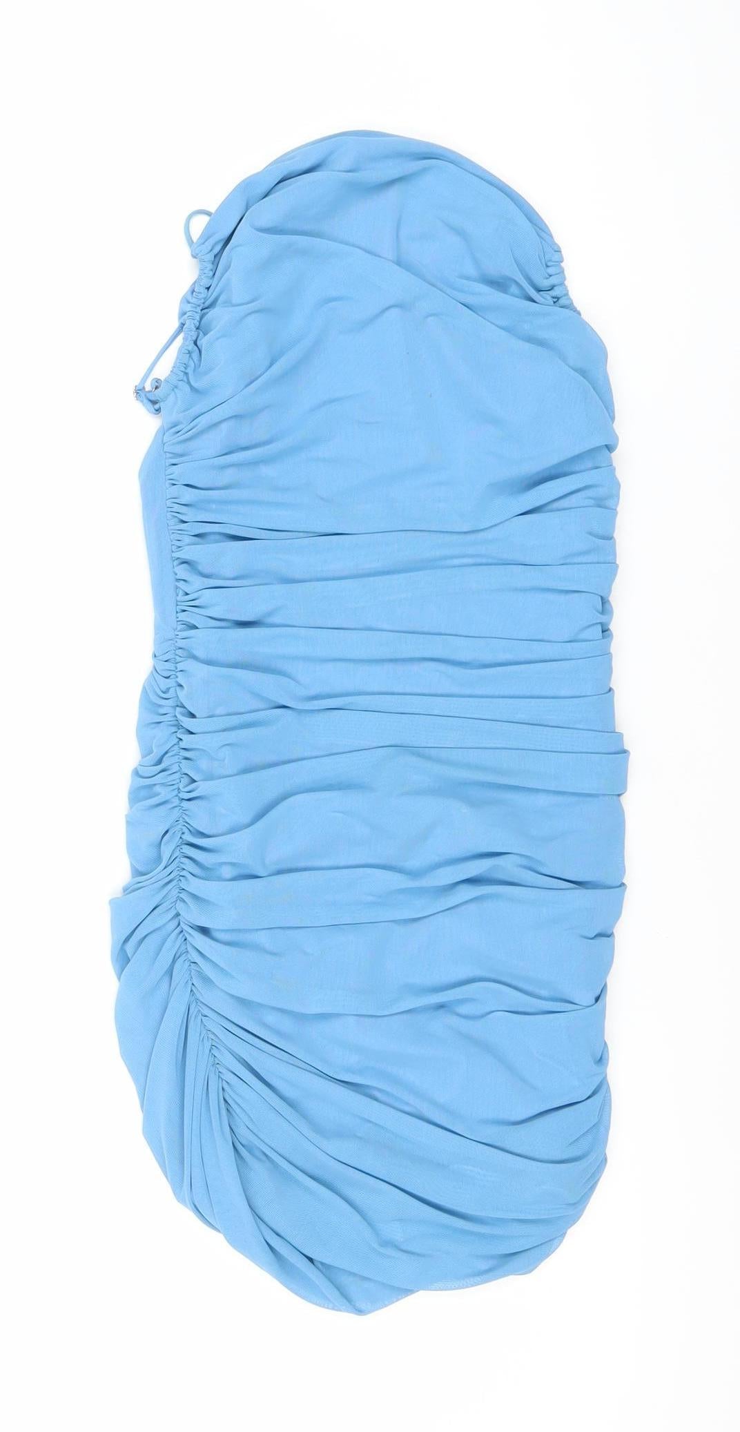 Oh Polly Women’s Blue Jersey Dress, Size UK 8