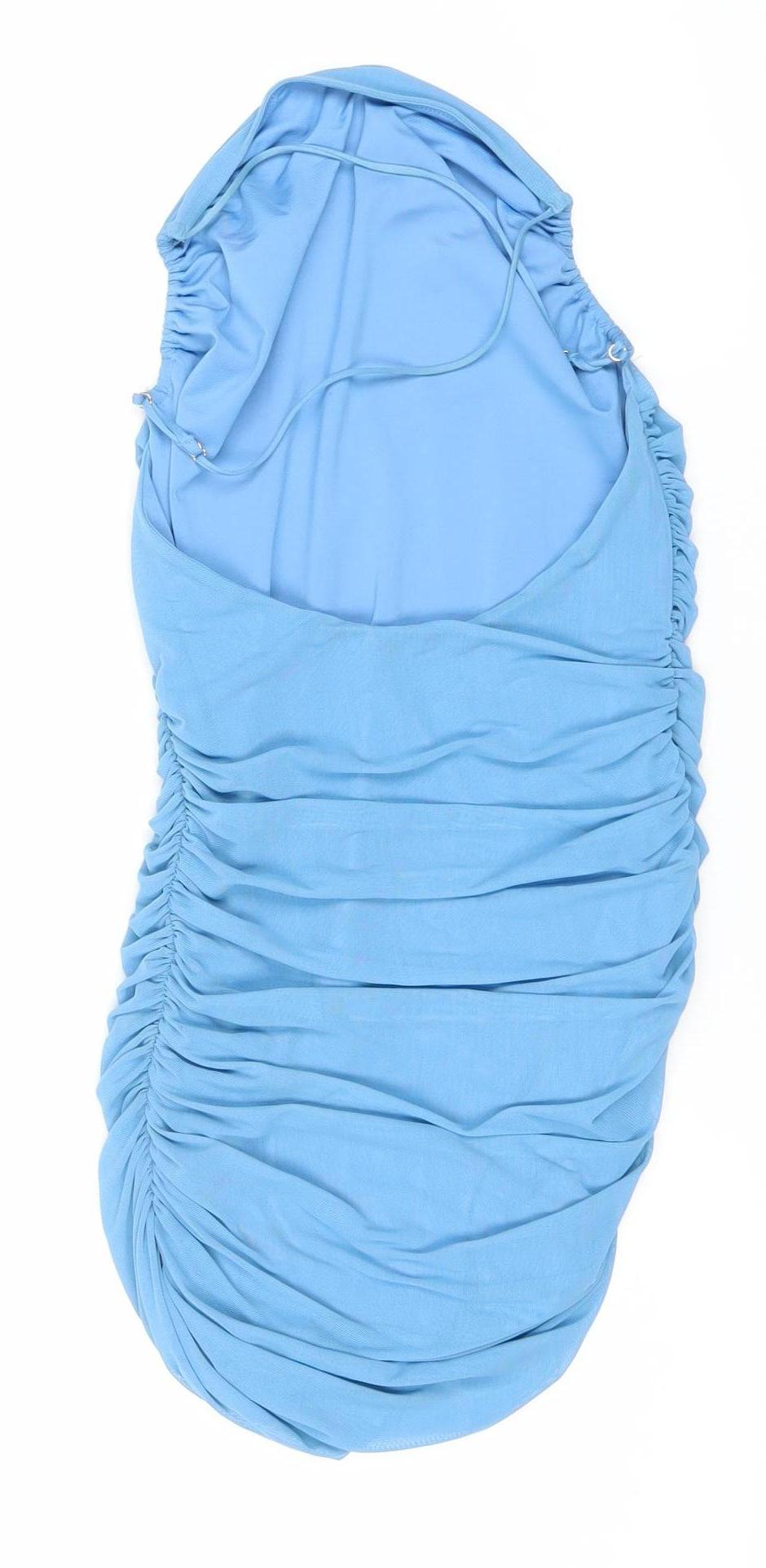 Oh Polly Women’s Blue Jersey Dress, Size UK 8