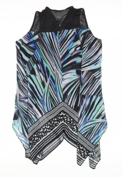 Additional front view of Roman Women's Multicoloured Sleeveless Top