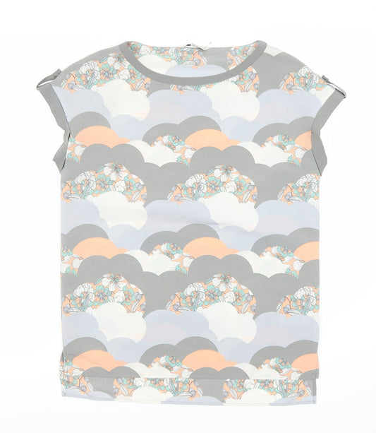Next Women's Multicoloured Floral Blouse Size 6