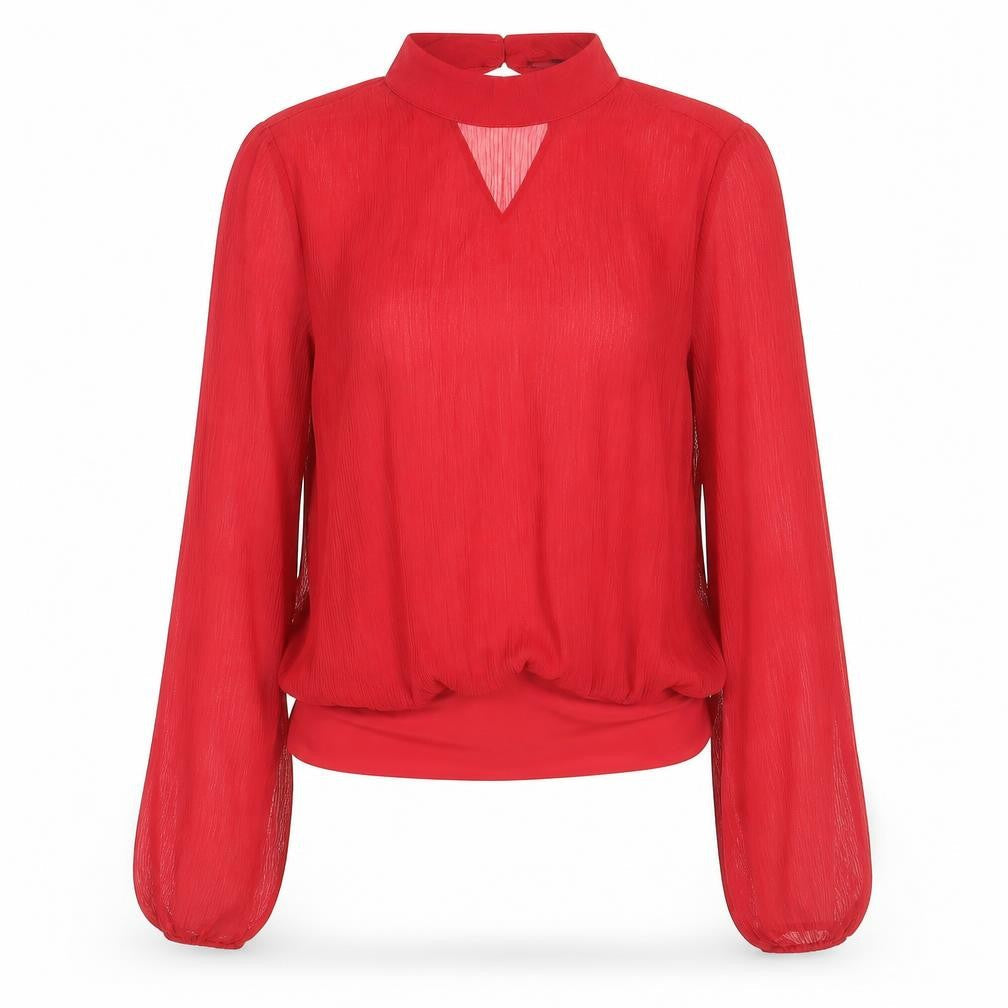 NEXT Women's Red High Neck Blouse Size 10