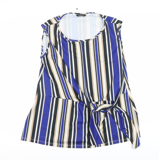 Roman Women's Multicoloured Tunic Blouse, Size 20