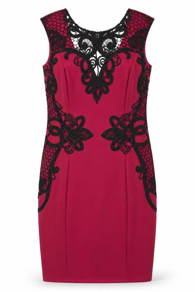 Lipsy London Women's Pink Bodycon Party Dress Size 12