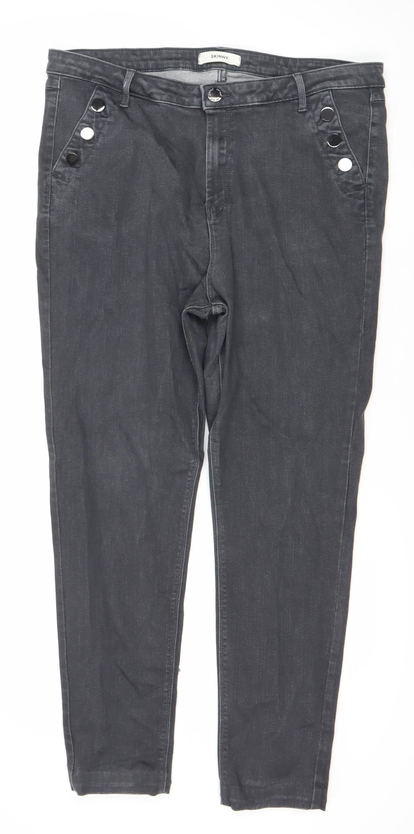 Marks & Spencer Women's Black Skinny Jeans Size 18