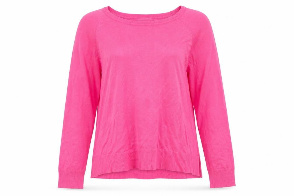 Zara Women Pink Round Neck Pullover Jumper Size L