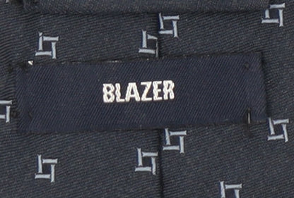Blazer Men's Blue Geometric Silk Tie