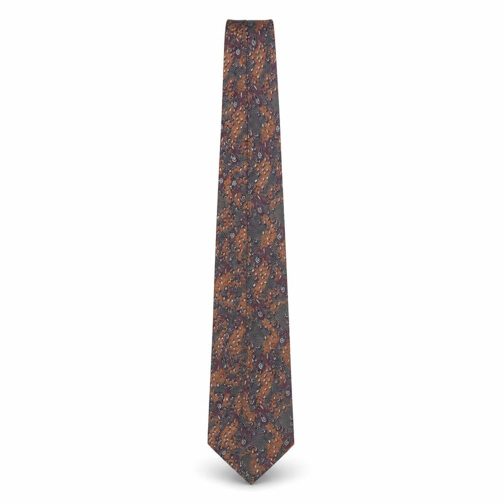 Nino Mori Men's Multicoloured Silk Paisley Tie