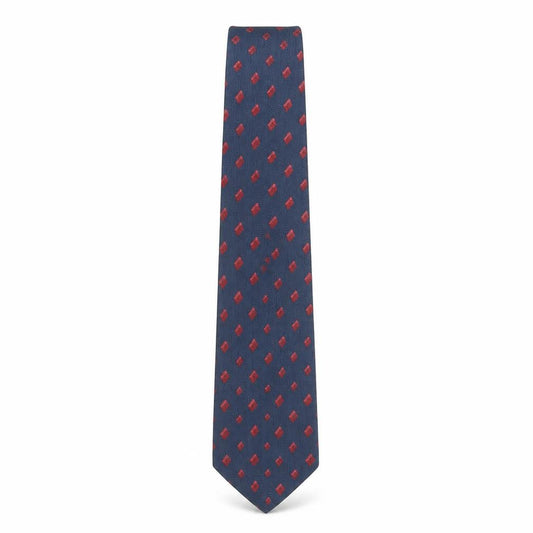 Ciro Citterio Men's Blue Geometric Tie - Polyester