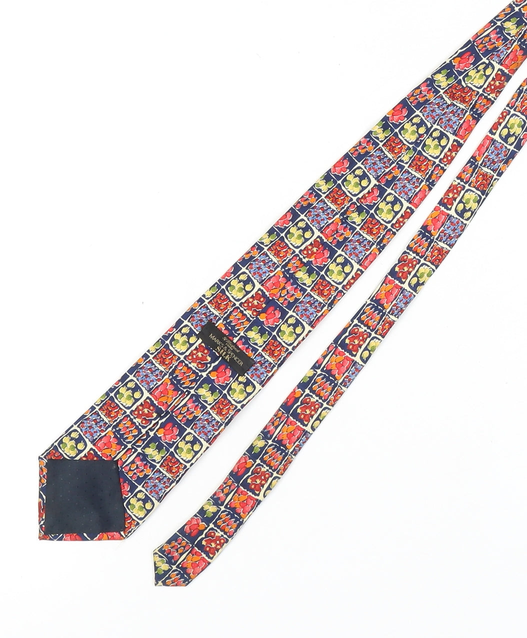 Marks & Spencer Multicoloured Silk Floral Tie