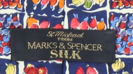 Marks & Spencer Multicoloured Silk Floral Tie