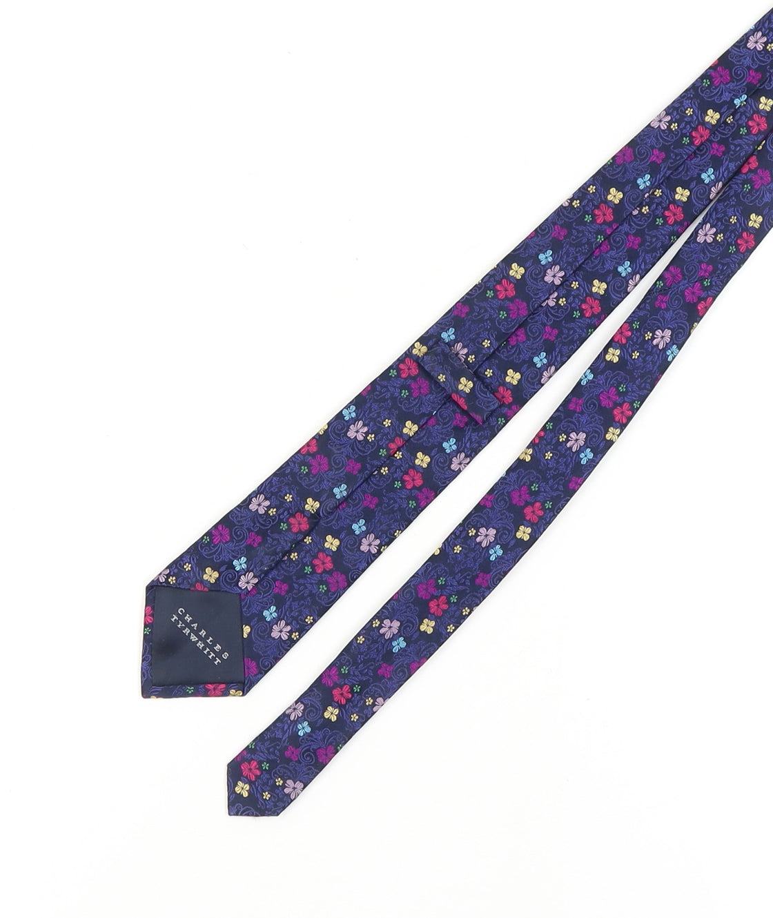 Charles Tyrwhitt Men's Multicoloured Floral Silk Tie