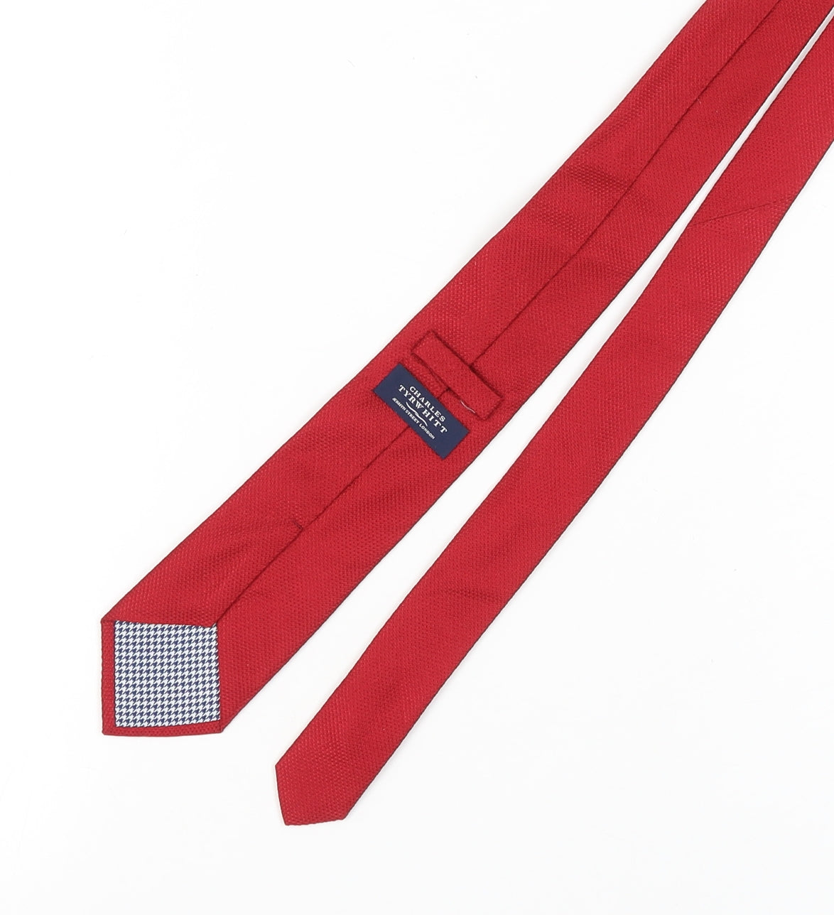 Charles Tyrwhitt Men’s Red Designer Silk Tie
