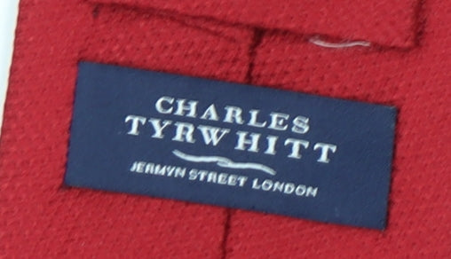 Charles Tyrwhitt Men’s Red Designer Silk Tie