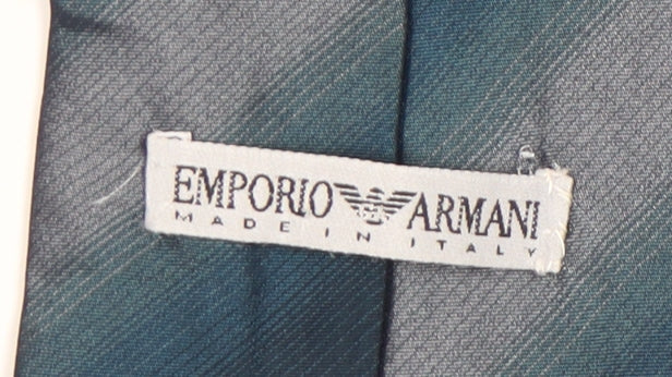 Emporio Armani Men's Blue Silk Designer Tie