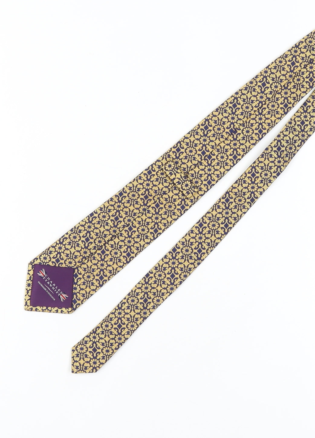 Charles Tyrwhitt Men's Silk Floral Tie Multicoloured