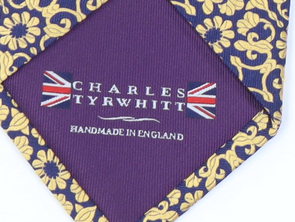 Charles Tyrwhitt Men's Silk Floral Tie Multicoloured