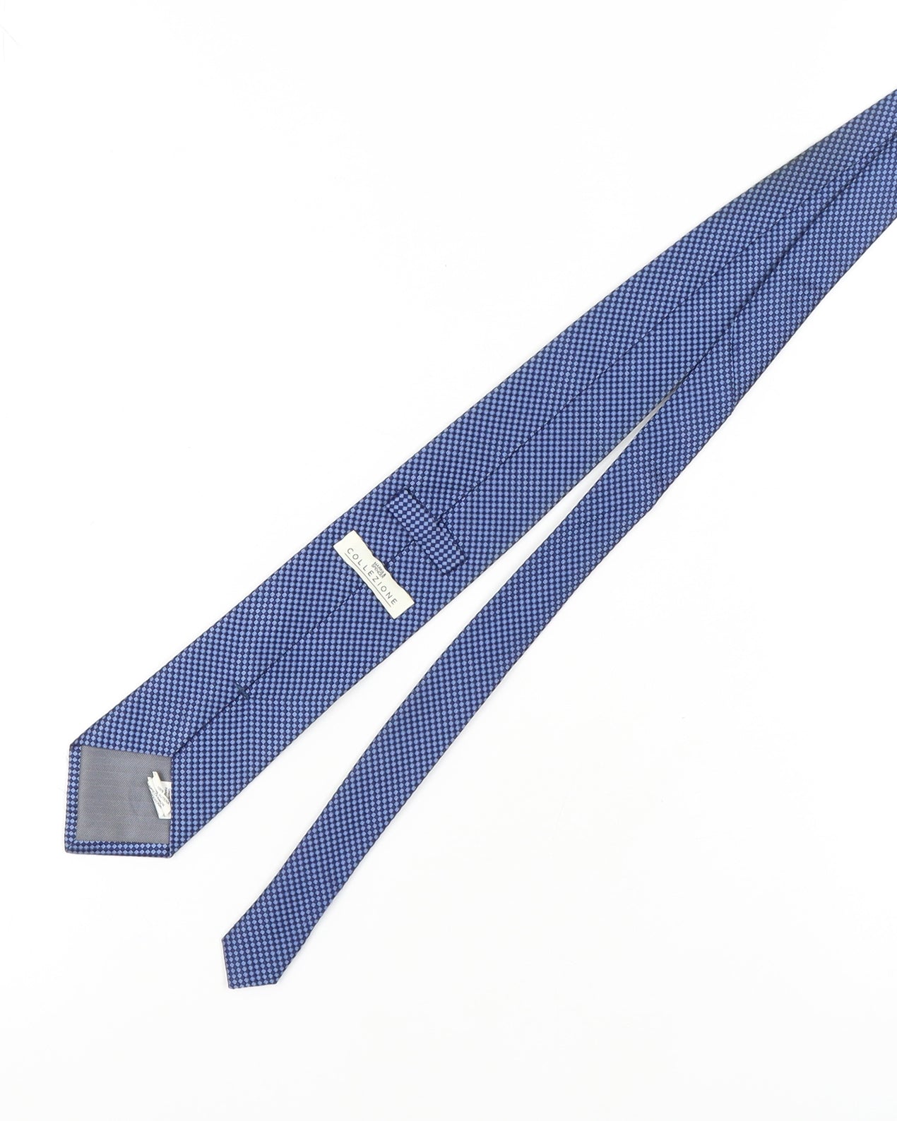 Marks & Spencer Men's Blue Silk Geometric Tie One Size