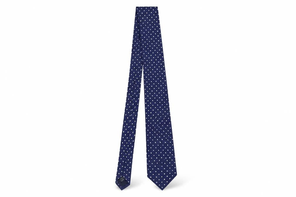 Charles Tyrwhitt Silk Blue Polka Dot Men's Tie