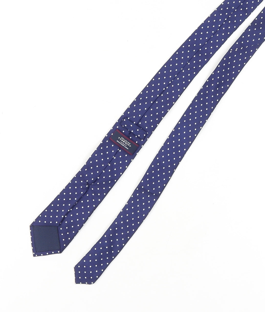 Charles Tyrwhitt Silk Blue Polka Dot Men's Tie