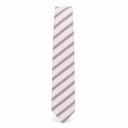 Marks & Spencer Pink Striped Silk Men's Tie