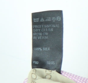 Marks & Spencer Pink Striped Silk Men's Tie
