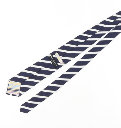 Berwin & Berwin Men's Blue Striped Silk Tie