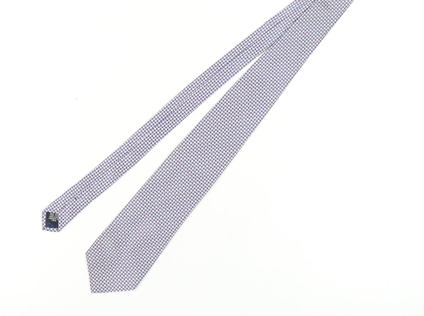 Charles Tyrwhitt Men's Blue Check Silk Tie