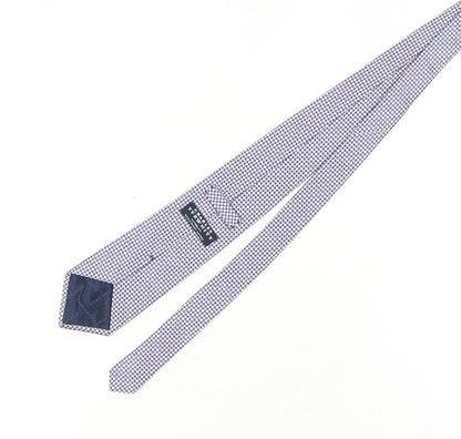 Charles Tyrwhitt Men's Blue Check Silk Tie