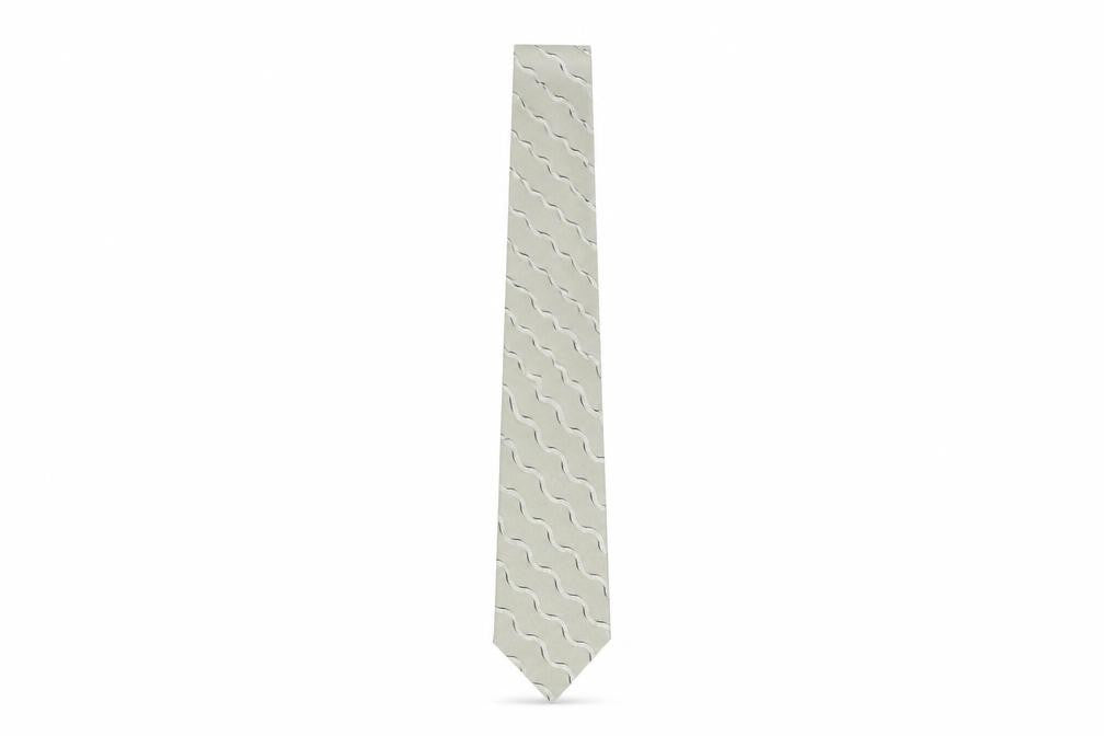 Pierre Cardin Grey Men's Silk Geometric Tie