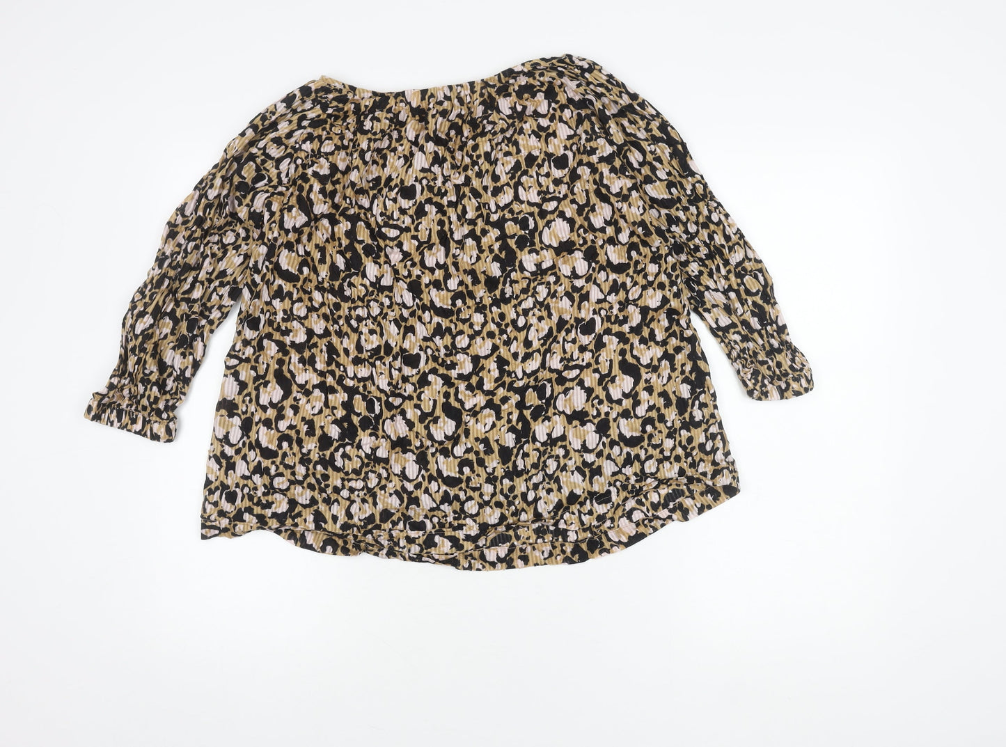 Next Women's Multicoloured Animal Print Blouse Size 14