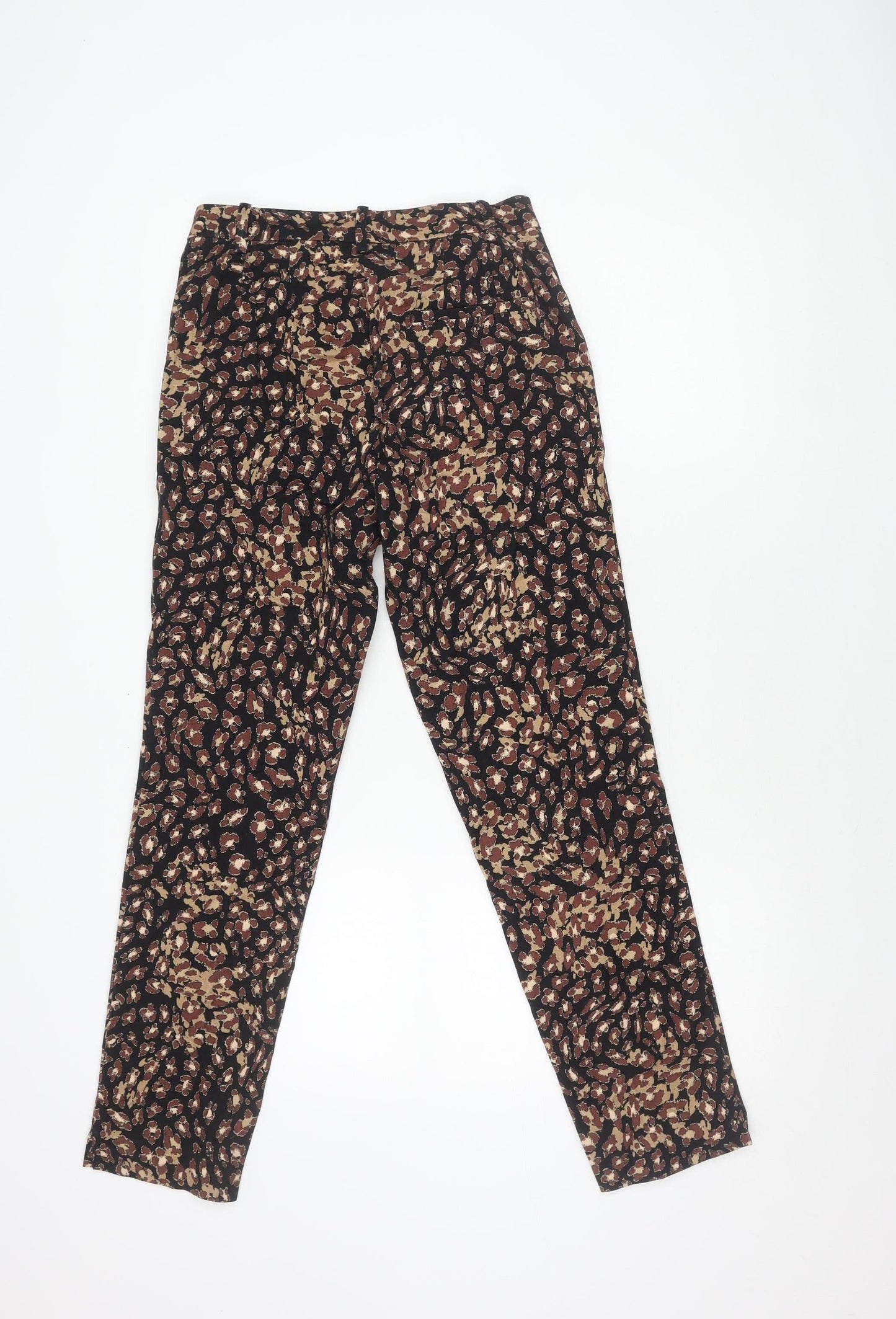 Marks and Spencer Women's Animal Print Trousers - Size 8