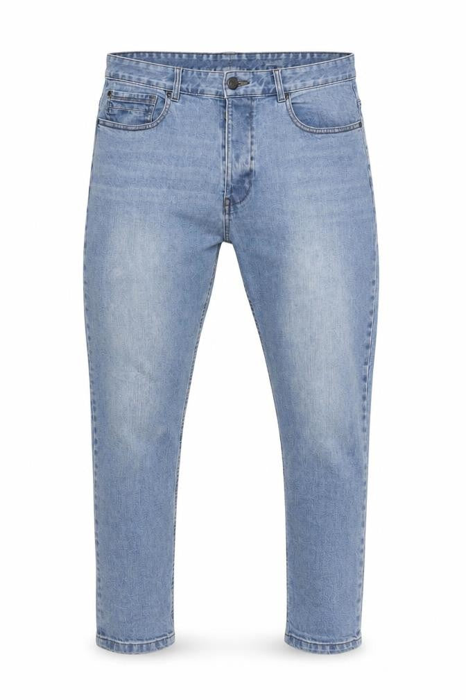 ACW85 Men's Blue Tapered Denim Jeans 38S