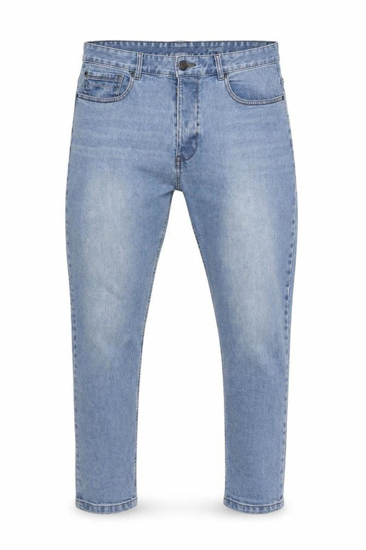 ACW85 Men's Blue Tapered Denim Jeans 38S