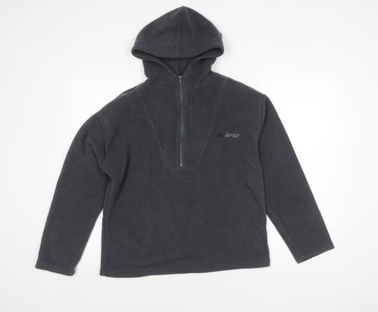 PrettyLittleThing Women's Grey Hoodie, Size 6, Stylish & Warm