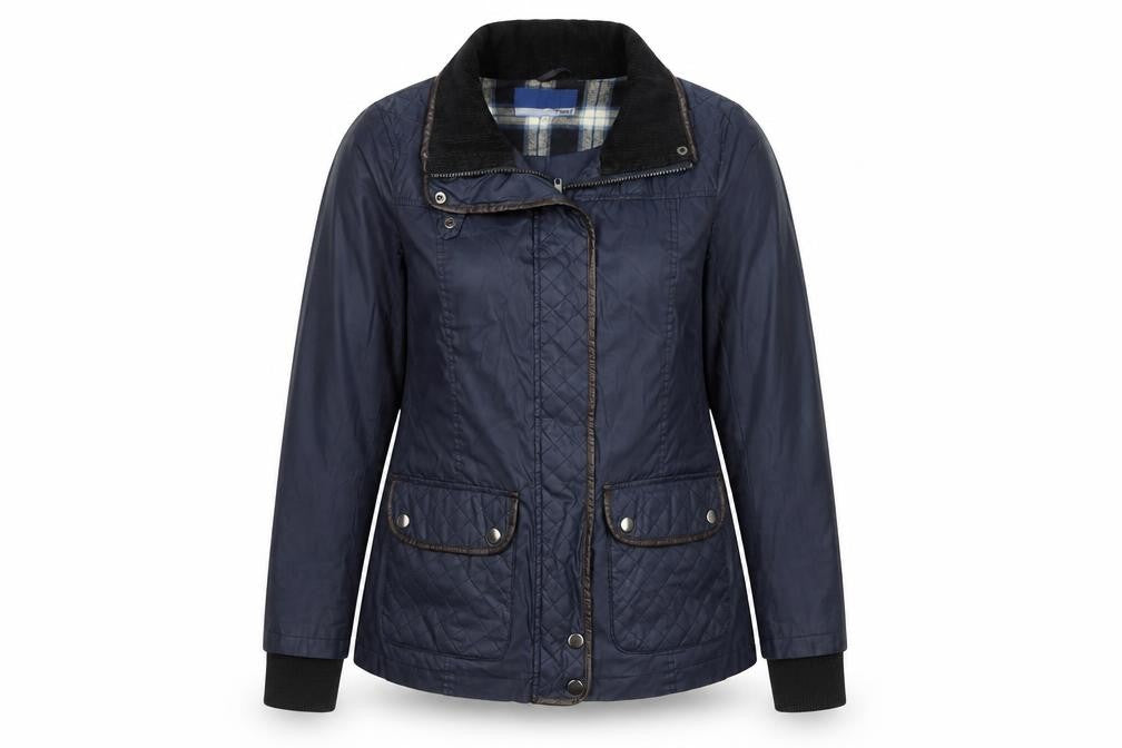 Next Women's Blue Quilted Jacket, Size 8