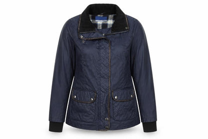 Next Women's Blue Quilted Jacket, Size 8