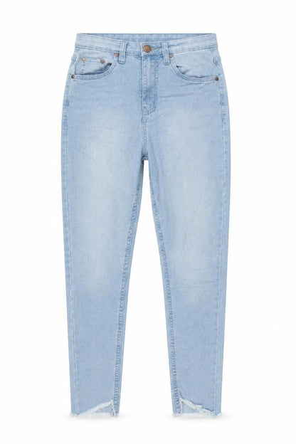 PRETTYLITTLETHING Women's Blue Denim Jeans UK 8