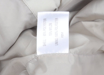 EWM Women's Beige Mid-Length Button Coat Size 12