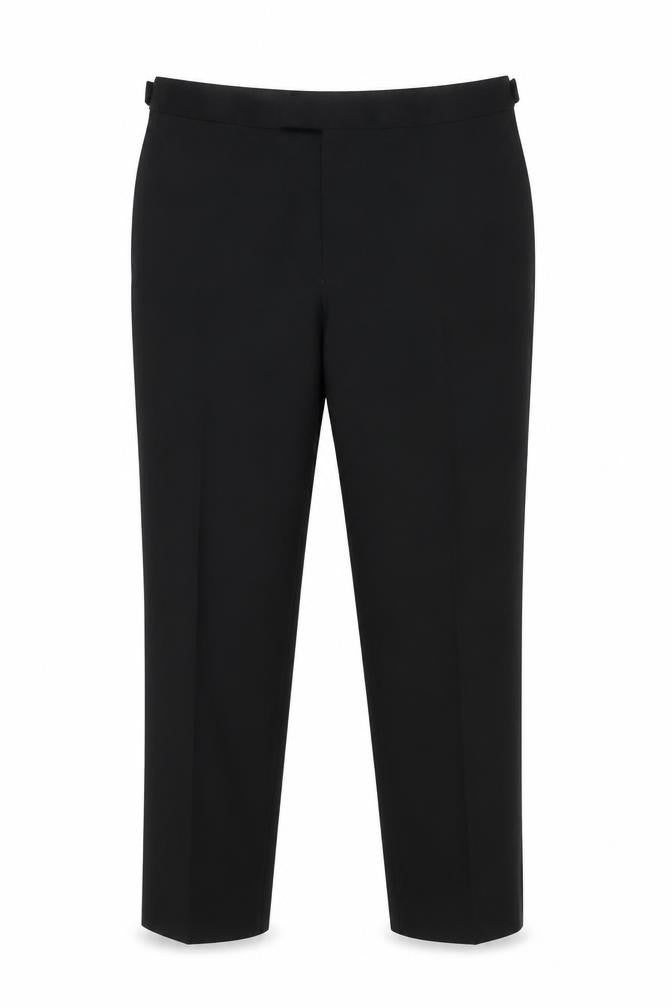 1860 Men's Black Dress Pants, Size 42, Formal Wear