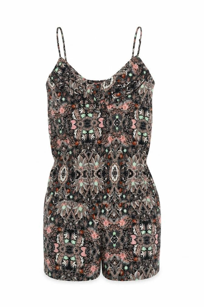 s.Oliver Women's Playsuit Size 10, Paisley Pattern, Summer