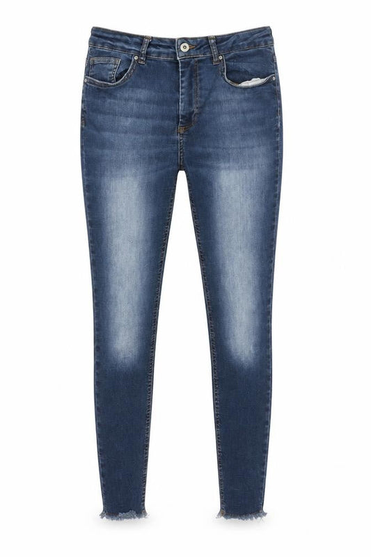 ONLY Women's Blue Skinny Jeans Size 4 Mid Rise
