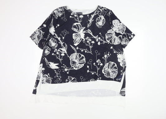 Saloos Women's Multicoloured Floral Top, Size 20