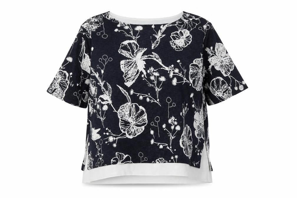 Saloos Women's Multicoloured Floral Top, Size 20