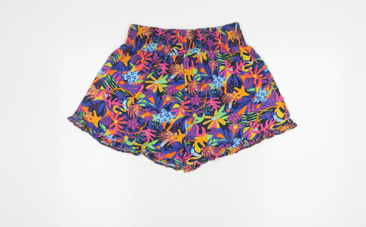 Next Girls Multicoloured Floral Shorts, 15 Years, Casual Summer