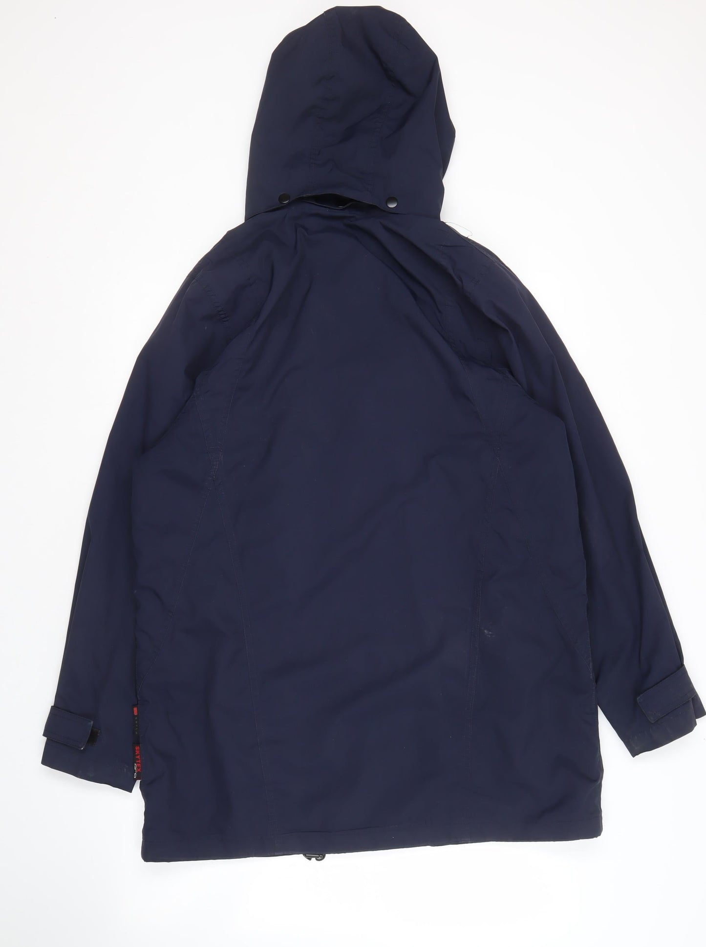 Skila Men's Blue Hooded Parka Jacket, Size 38