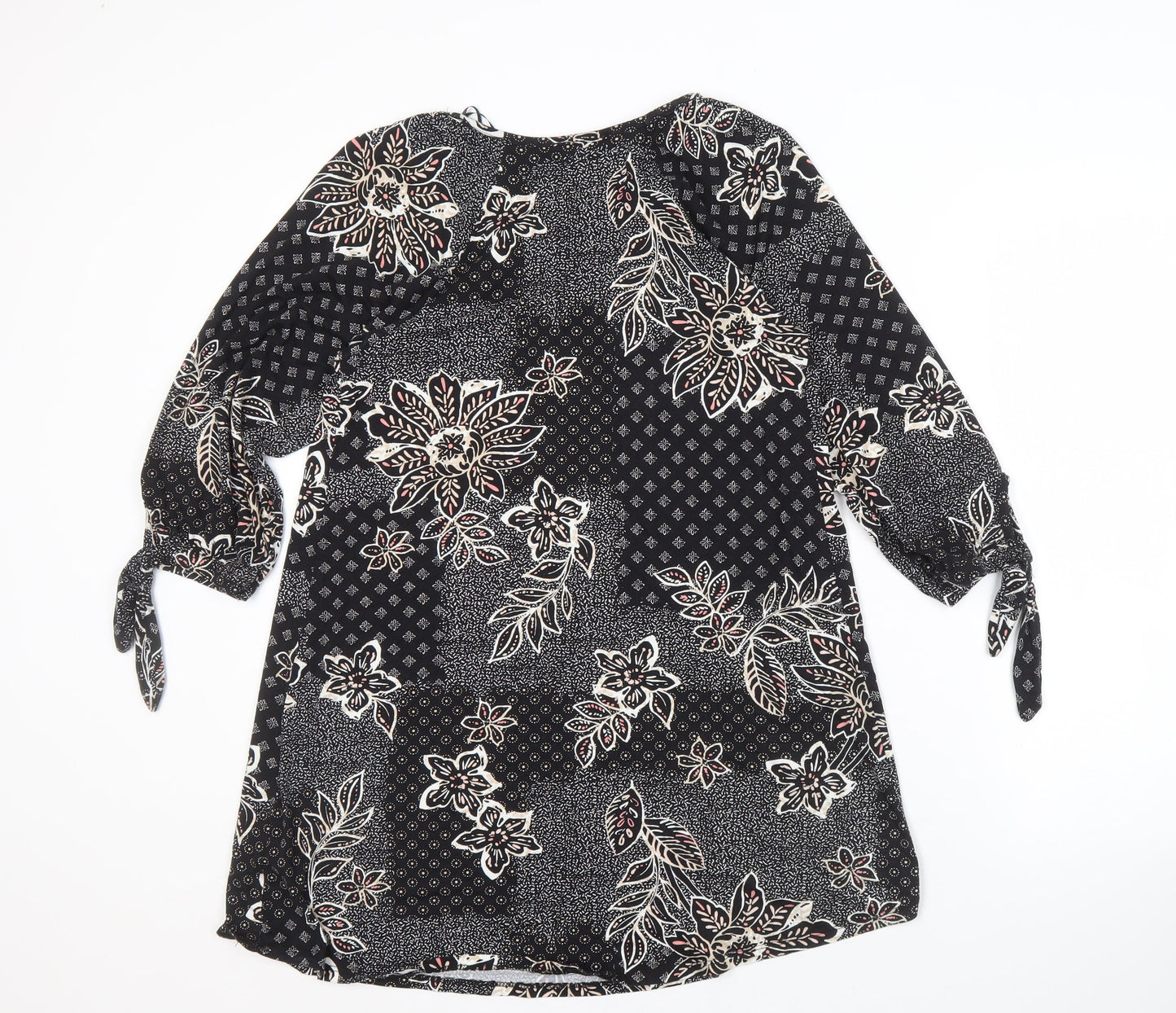 The Collection Debenhams Women's Black Floral Top Size 12