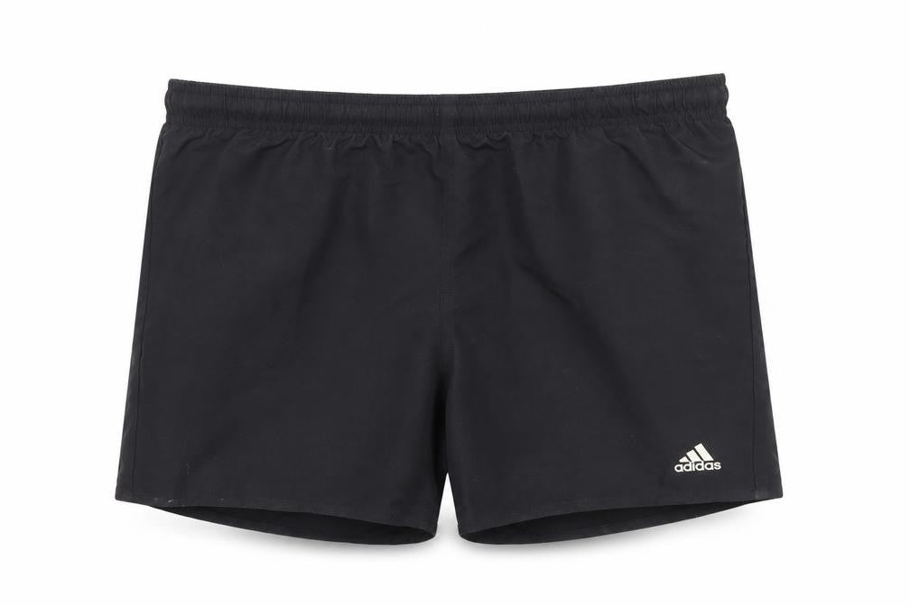 Adidas Black Unisex Kids Athletic Shorts 13-14 Years