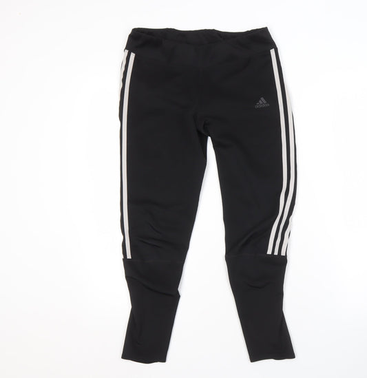 Adidas Women's Black Running Leggings, M, Quick Dry