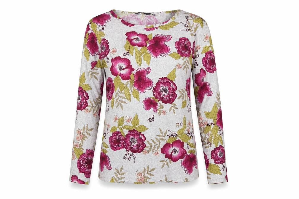 Isle Essentials Women's Floral Pullover Jumper