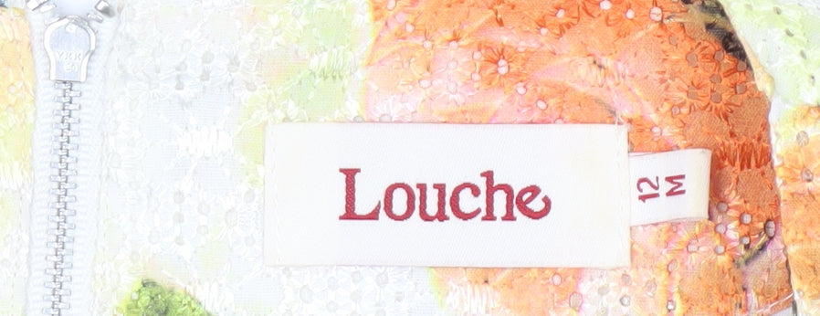 Louche Women's Multicoloured Floral Dress Size 12
